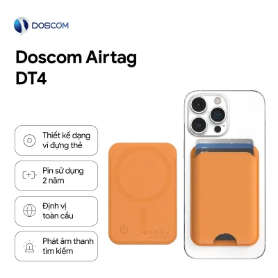 DOSCOM TAG DT4 DOSCOM – TB ĐỊNH VỊ MAGSAFE DẠNG VÍ DỰNG THẺ TIỆN LỢI